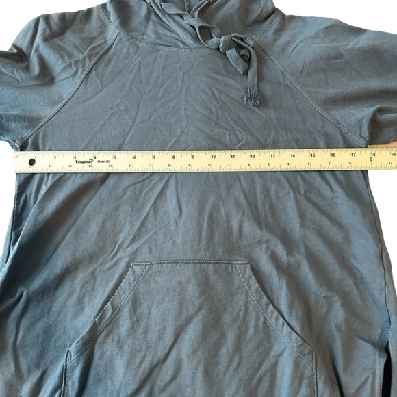 Anthropologie Left of Center oversize XS hooded pullover 100% cotton made in USA - Picture 8 of 10